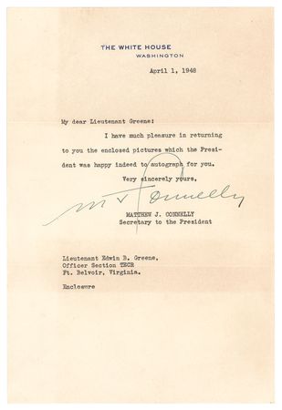 Lot #8175 Harry S. Truman - Image 2