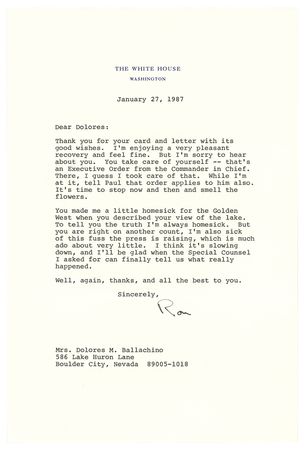 Lot #8240 Ronald Reagan - Image 1