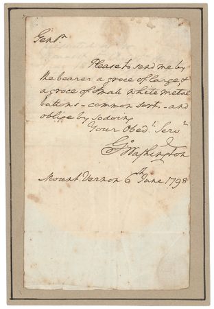 Lot #8003 George Washington - Image 1