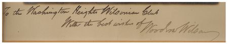 Lot #8129 Woodrow Wilson - Image 3
