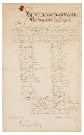 Lot #8039 William Henry Harrison and John Tyler - Image 1