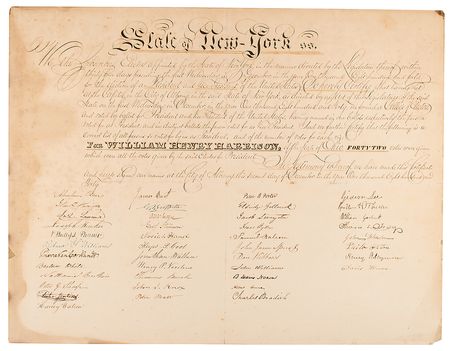 Lot #8039 William Henry Harrison and John Tyler - Image 3