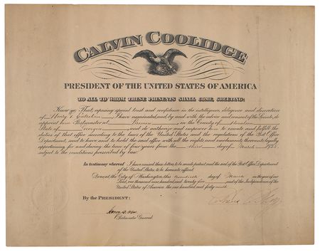 Lot #8139 Calvin Coolidge - Image 1