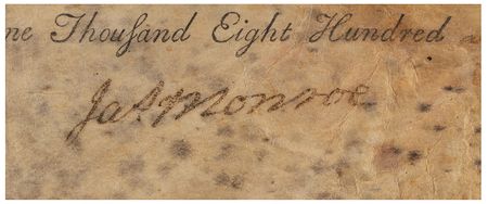 Lot #8030 James Monroe - Image 2