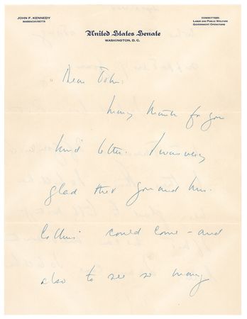 Lot #8191 John F. Kennedy - Image 1