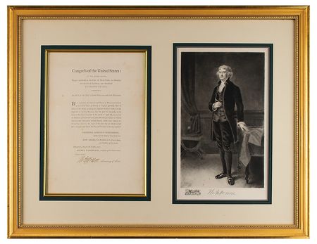 Lot #8022 Thomas Jefferson