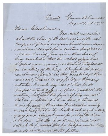 Lot #8085 Andrew Johnson - Image 1