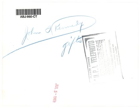 Lot #8209 John F. Kennedy and Pope Paul VI - Image 2