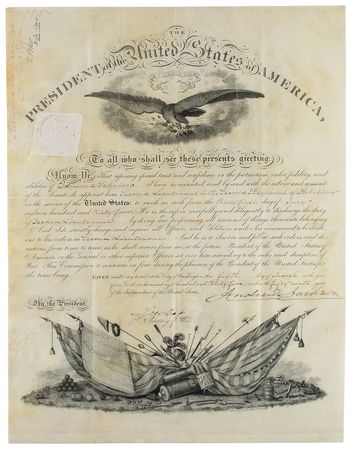 Lot #8036 Andrew Jackson - Image 1
