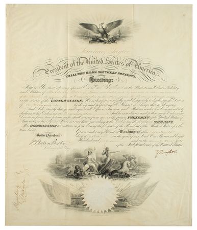 Lot #8050 Zachary Taylor - Image 1