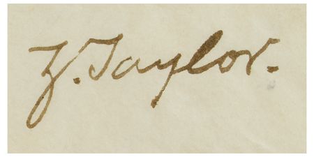 Lot #8050 Zachary Taylor - Image 2
