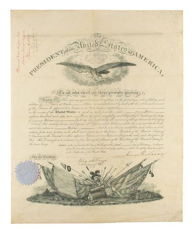 Lot #8065 James Buchanan - Image 1