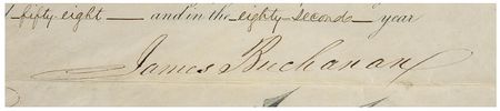Lot #8065 James Buchanan - Image 2
