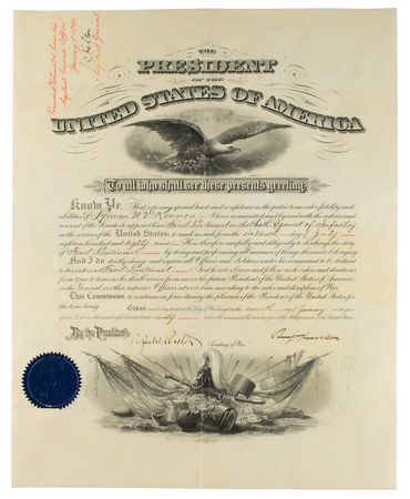 Lot #8111 Benjamin Harrison - Image 1