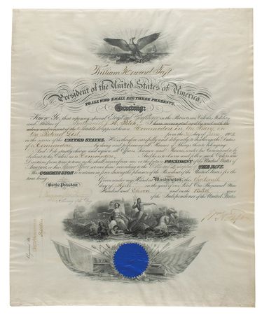 Lot #8126 William H. Taft - Image 1