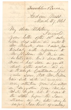 Lot #8060 Franklin Pierce - Image 1