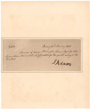 Lot #8017 John Adams