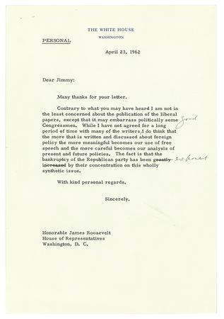 Lot #8197 John F. Kennedy - Image 1