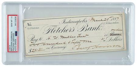 Lot #8113 Benjamin Harrison - Image 1