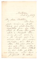 Lot #18 Franklin Pierce: A date with Hamilton Fish in New York - Image 1