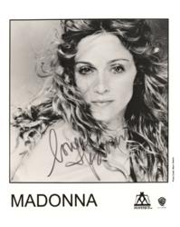 Lot #896 Madonna Signed Photograph - Image 1