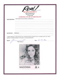 Lot #896 Madonna Signed Photograph - Image 2
