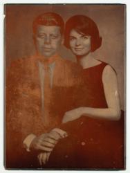 Lot #123 John and Jacqueline Kennedy Photoengraver's Plate Printing Plate - Image 1