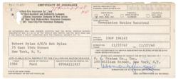 Lot #637 Bob Dylan Documents - Image 2