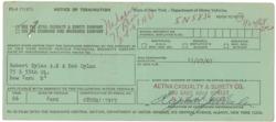 Lot #637 Bob Dylan Documents - Image 3