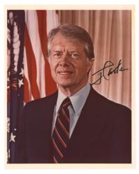 Lot #71 Jimmy Carter and Anwar Sadat Signed Photographs - Image 1