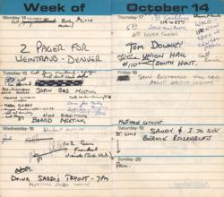 Lot #714 Harry Chapin Date Book - Image 4
