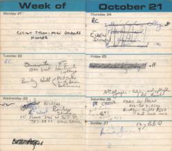 Lot #714 Harry Chapin Date Book - Image 5