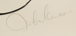 Lot #621 Beatles: John Lennon: Signed title page print from John Lennon's limited edition 'Bag One Portfolio' - Image 2