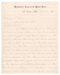 Lot #314 William T. Sherman: Grant helps plan an 