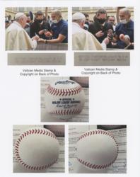 Lot #193 Pope Francis: Rare baseball autographed by Pope Francis, with photographic evidence of the pontiff's signing! - Image 4