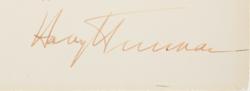 Lot #159 Harry S. Truman Signed Photograph - Image 2