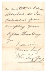 Lot #293 Wu Tingfang Handwritten Letter Signed - Image 2