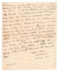 Lot #165 Martin Van Buren Handwritten Letter Signed - Image 2