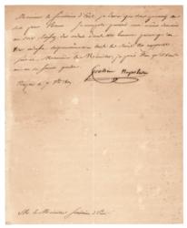 Lot #310 Joachim Murat Signed Letter - Image 1