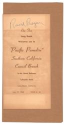 Lot #140 Ronald Reagan Program - Image 1