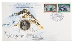 Lot #239 Edmund Hillary and Tenzing Norgay First Day Cover - Image 1