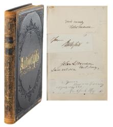 Lot #171 US Politicians and Military: 1863: Over 230 autographs of Civil War-era political and military brass - Image 1