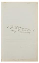 Lot #171 US Politicians and Military: 1863: Over 230 autographs of Civil War-era political and military brass - Image 4