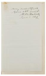 Lot #171 US Politicians and Military: 1863: Over 230 autographs of Civil War-era political and military brass - Image 5