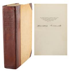 Lot #35 Theodore Roosevelt: Limited first edition of Roosevelt's classic hunting book - Image 1