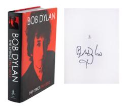 Lot #635 Bob Dylan: Fifty years of songs signed by Bob Dylan, the Nobel Prize-winning lyricist - Image 1