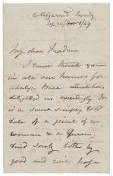 Lot #236 John F. W. Herschel Handwritten Letter Signed - Image 1