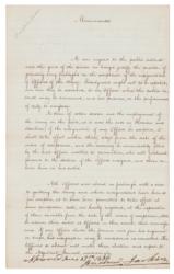 Lot #7 Andrew Jackson: Amidst a rash of officers'