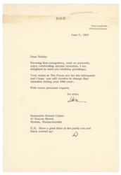 Lot #90 Dwight D. Eisenhower Group Lot - Image 1