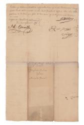 Lot #169 Northwest Territory: Francis Vigo Signed Document - Image 2